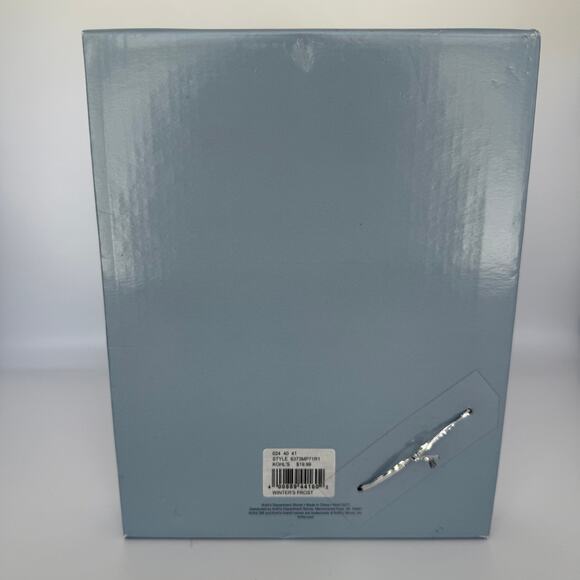 NIB Enameled Metal Christmas/Winter/Holiday Photo Frame Snowflakes Sparkle - Picture 3 of 7